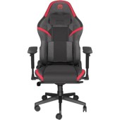 Scaun Gaming Endorfy Scrim RD, Piele/Textil, Suport lombar, 120 Kg (Negru/Rosu)