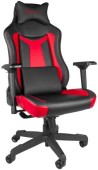 Scaun Gaming Genesis Nitro 790, reglabil (Negru/Rosu)