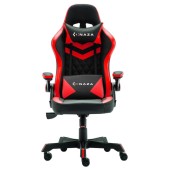 Scaun gaming Inaza Gritstone Negru-Rosu