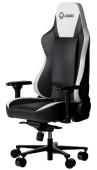 Scaun gaming LORGAR Base 311, reglabil (Negru/Alb) 