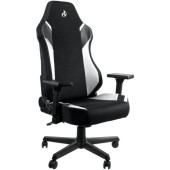 Scaun Gaming Nitro Concepts X1000, reglabil (Negru/Alb) 