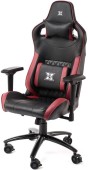 Scaun gaming Serioux Theon, reglabil (Negru/Visiniu)