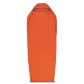 Sea To Summit Reactor Fleece Sleeping Bag Liner - Mummy W/ Drawcord- compact- orange