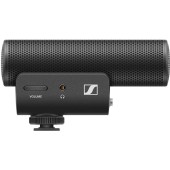 Sennheiser Microfon shotgun Sennheiser MKE 400, omnidirectional, super cardioid, dinamic, Negru