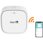 Senzor de Gaz Smart wireless WiFI Mentor SY070 2in1 cu avertizare pe telefon si acustica 2.4GHz indicator LED