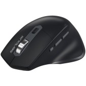 Serioux Mouse Serioux Apex 166, 2400 dpi, ergonomic, reincarcabil USB-C, Negru