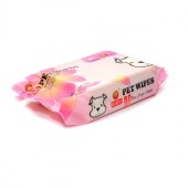 Servetele umede pentru caini, HUSHPET Floral 80 buc