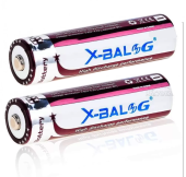 Set 2 Acumulatori X-Balong Li-Ion Tip 18650, 8800 mAh, 3.7V, terminal cu varf