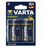 Set 2 Baterii VARTA LR20 BLISTER ENE, ALCALINA 