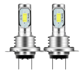 Set 2 becuri auto LED H7 3570 7000LM 2SMD temperatura culoare 6000K putere 80W