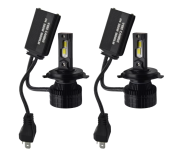 Set 2 becuri auto LED H7 V88S putere 380W lumina 6000K canbus 18000lm