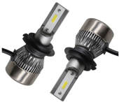 Set 2 becuri LED auto R6 H1/H8 putere 80W - 8000 Lumeni temperatura 6500k