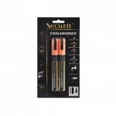 SET 2 MARKERE CU CRETA PORTOCALII VERMES
