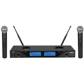 SET 2 MICROFOANE WIRELESS 8 CANALE REGLABILE BST