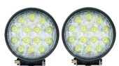 Set 2 Proiectoare LED TP-1642 auto offroad 42W 12V-24V 3520 lumeni ROTUNDE