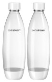 Set 2 sticle SodaStream Fuse, 2x 1l (Alb)