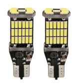 Set 2 x Becuri Auto LED T15 Canbus Instrumente Interior Culoare Alb