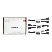 Set 3 cabluri splitter PWM Noctua NA-SYC1 chromax white, Alb/Negru