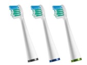 Set 3 capete de periuta compacte Sensonic, Waterpik, SRSB-3E, Complete Care (Alb)