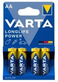 Set 4 Baterii alcalina Varta High Energy LR06, AA blister , Long Life Power