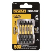 Set 5 biti, DeWalt, Torsion, TX20/57mm