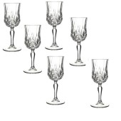 Set 6 pahare cu picior pentru apa Rcr Crystal, Opera