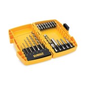 Set accesorii insurubare si gaurire Dewalt DT7921B-QZ, 19 Piese, Diametru 2/3/4/5/6/8 mm