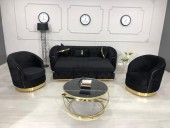 SET ALITA NEGRU CANAPEA EXTENSIBILA+2 FOTOLII PERSONALIZABIL PE CULORI