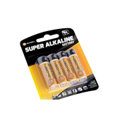 Set baterii alcaline GoGEN SUPER AA, LR06, blister 4 buc