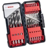 Set burghie HSS PointTeQ 1-10mm ToughBox Bosch, 18buc