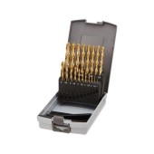 Set burghie metal Fortis D338N HSS TiN, 1-10 mm, 19 Piese