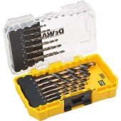 Set burghie pentru metal 19 bucati, 1 - 10mm, DeWALT DT70728