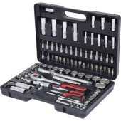 Set chei tubulare, KS TOOLS, actionare 1/4inch+1/2inch, 94 de piese