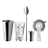 Set cocktail shaker 5 piese, inox - Zokura