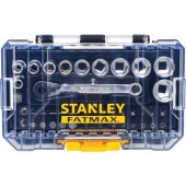 Set compact 37 piese Stanley Fatmax FMMT19101-0, cheie cu clichet, 11 tubulare, adaptor tubulare, 30 biti