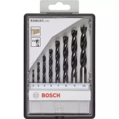 Set de 8 burghie elicoidale pentru lemn Bosch Robust Line, 3/4/5/6/7/8/9/10 mm