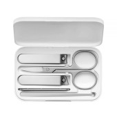 Set de manichiura si pedichiura Xiaomi cu 5 piese din otel inoxidabil si cutie magnetica de depozitare si transport