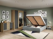 Set Mobila Dormitor Pero tapitat cu oglinda C2