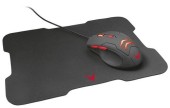 Set Mouse Gaming Varr VSETMPX4 + Mouse Pad (Negru)