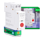 Siguranta inteligenta nous d3z, 25a, zigbee, 1 canal, monitorizare energie, montare pe sina din