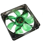 Silent Fan 120*120*25 Green LED 1200RPM