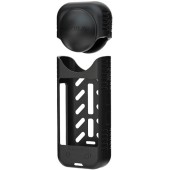 Silicone protective case + lens cover Sunnylife for Insta360 X4 (black)