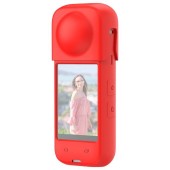 Silicone protective case PULUZ for Insta360 X4 (red)