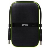 Silicon power Hard Disk portabil Silicon Power Armor A60 1TB, USB 3.0, 2.5 inch, Black-Green