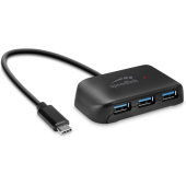 SL-140203, 3x USB 3.2 Gen 1, 1x USB-C, Black