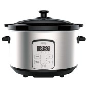 Slow Cooker CR 6414, 4.7L, 270W, Argintiu