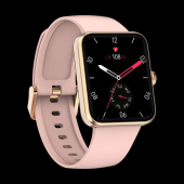 Smartwatch Blackview W10E Pink, 1.52 Touch screen, Ritm cardiac, Oxigen SpO2, Notificare mesaje, Bluetooth 5.0, IP68, 205mAh