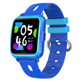 Smartwatch Copii Denver Kids SWK-110BU, Ecran 1.4inch, Bluetooth, Ritm cardiac, Saturatie Oxigen SpO2, Pedometru, Monitorizare Somn, Notificari (Albastru) 