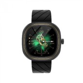 Smartwatch Doogee DG Ares Negru, LCD HD 1.32 , Ritm cardiac, Saturatie oxigen, Monitorizare somn, Memento sedentarism, 300mAh