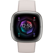 Smartwatch Fitbit Sense 2, NFC, Lunar White